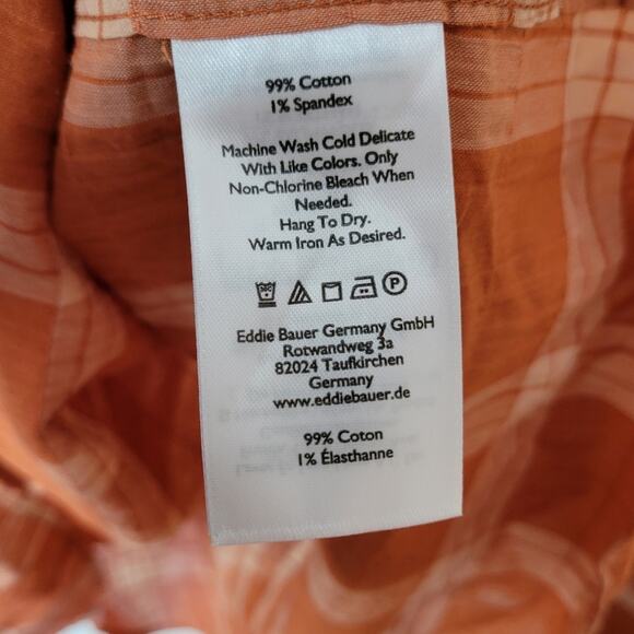 Eddie Bauer Women's Packable Long-Sleeve Shirt Terracotta 2x - Picture 7 of 9